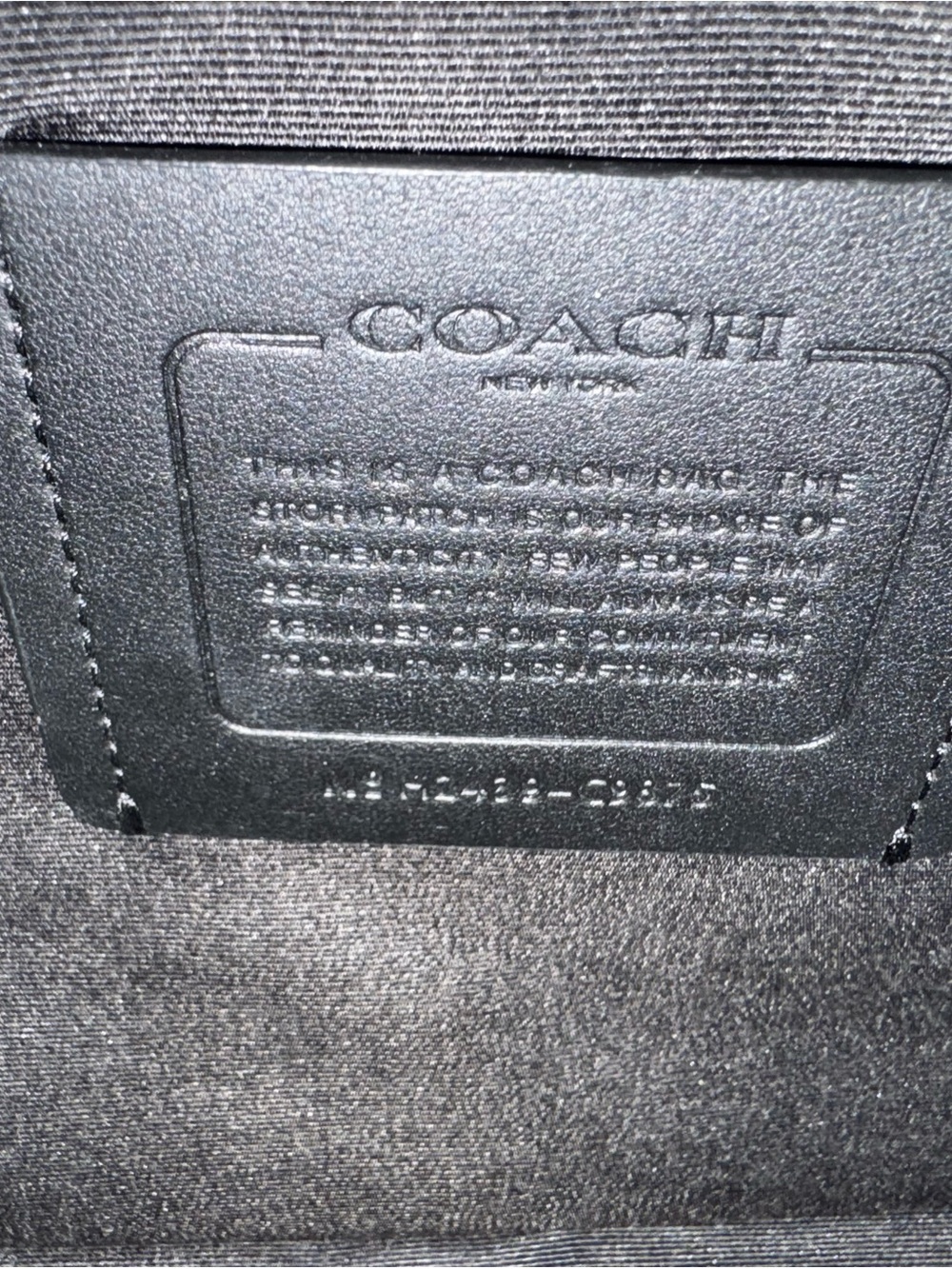 Coach Black Leather portfolio Briefcase with Detachable Strap - Picture 2 of 10